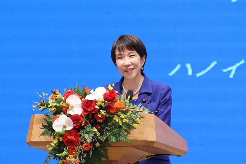 Thủ tướng Nhật Bản Takaichi Sanae: Việt Nam, đúng như tên gọi khác của Hà Nội là Thăng Long - nghĩa là "rồng bay lên", đang phát triển với tốc độ hết sức ấn tượng - Ảnh: VGP/Nhật Bắc