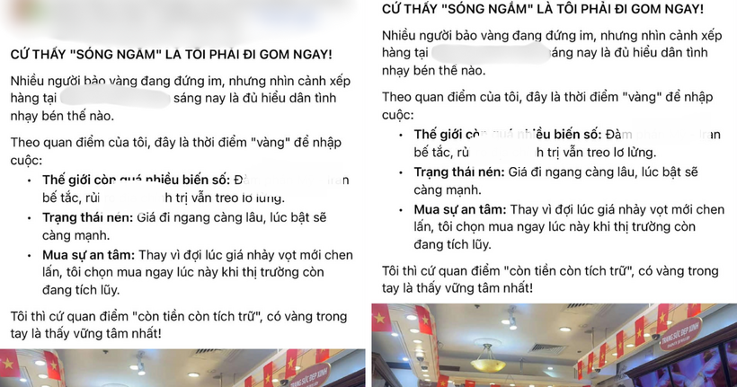 Một bài viết chèo kéo trong nhóm. Ảnh chụp màn hình ngày 27/4/2026.