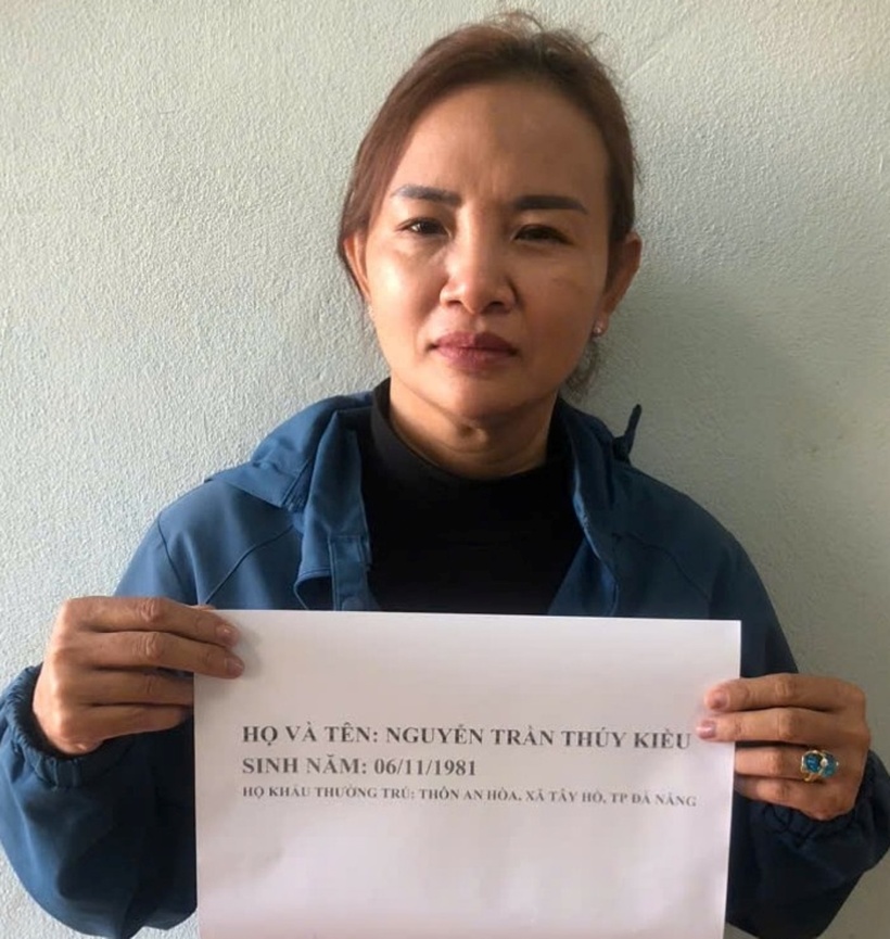Đối tượng Nguyễn Trần Thúy Kiều. (Ảnh: Công an TP.Đà Nẵng)