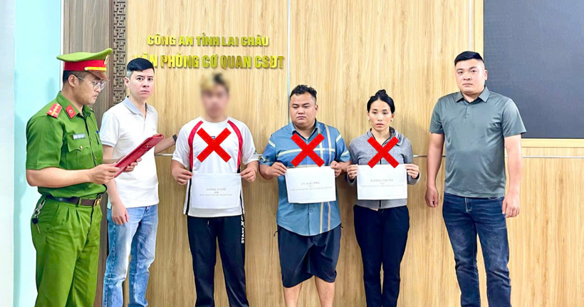 Cơ quan CSĐT Công an tỉnh Lai Châu đã ra Lệnh giữ người trong trường hợp khẩn cấp và Quyết định tạm giữ hình sự đối với Ly A Quáng, Hoàng Thị Chí và G.A.C (x) để tiếp tục điều tra mở rộng vụ án về hành vi “Mua bán người dưới 16 tuổi”.