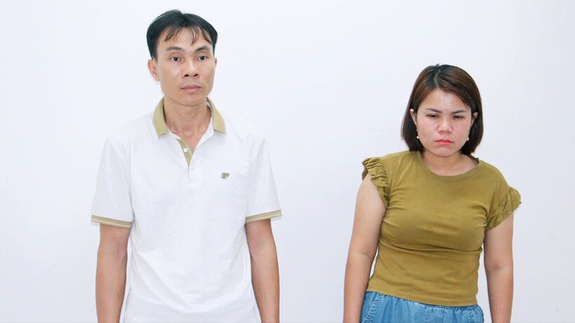 2 bị can tại cơ quan điều tra. Ảnh: Pháp luật TP.HCM