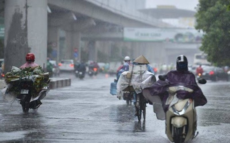 Thời tiết Hà Nội dự báo có mưa to vào ngày 7/5. Ảnh minh họa
