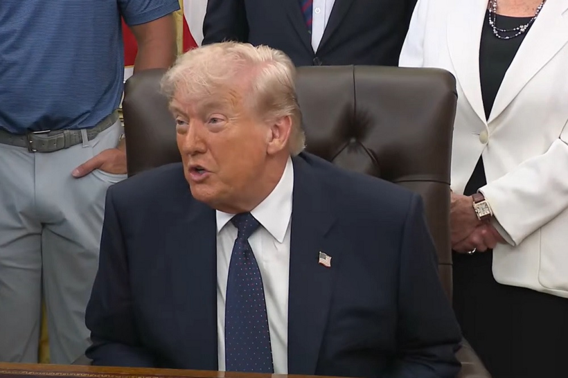 Tổng thống Mỹ Donald Trump hôm 5/5. Ảnh: Nhà Trắng