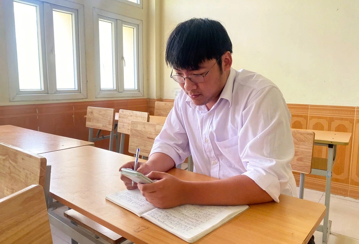 Đặng Minh Hiếu sẽ thi tốt nghiệp THPT năm 2026. Ảnh: Tuổi trẻ Online