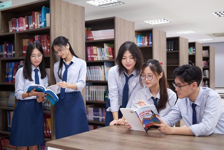 Sinh viên học tập tại Học viện Ngoại giao. Ảnh: DAV