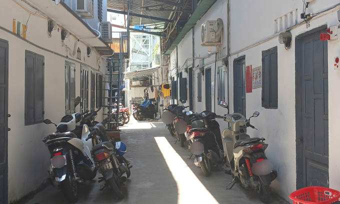 Một khu trọ ở TP HCM. Ảnh:&nbsp;Thi Hà
