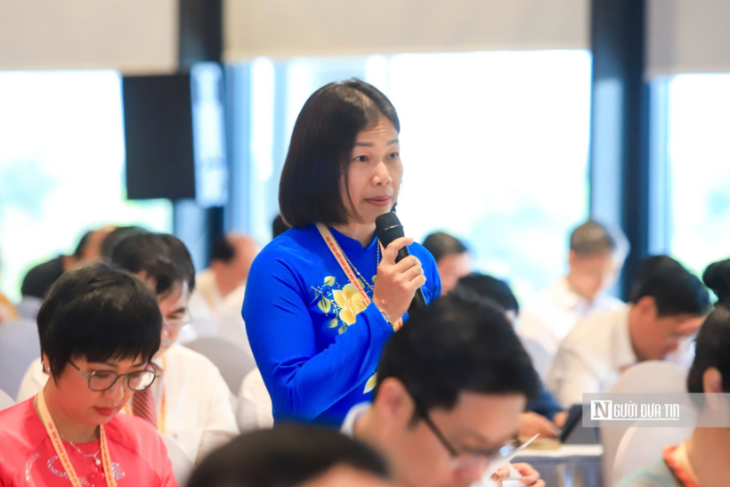 Bà Đỗ Thị Hiền - Chủ tịch Liên đoàn Lao động tỉnh Thái Nguyên.