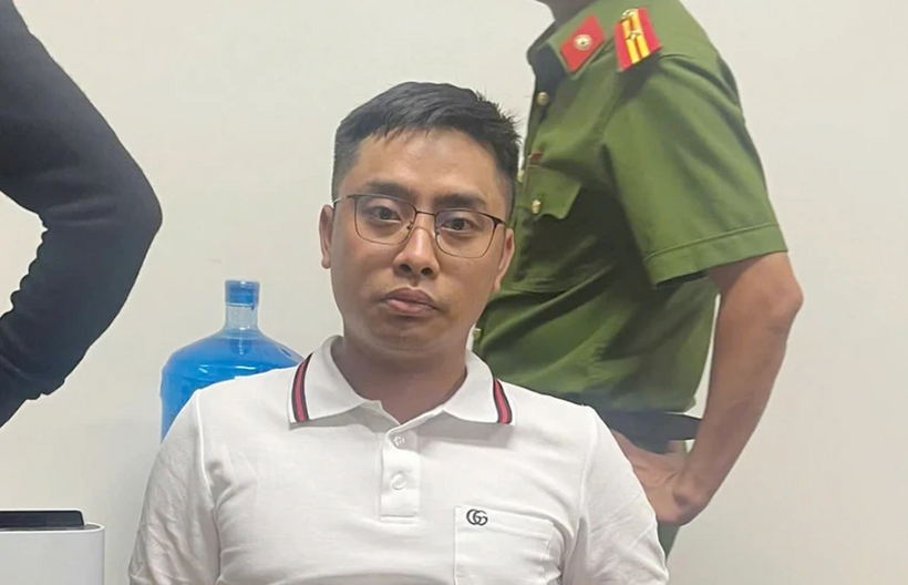 Bùi Đình Khánh khi bị bắt. Ảnh: PLO