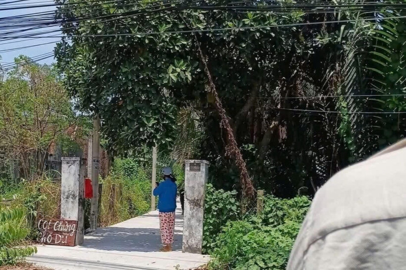 Hiện trường vụ án mạng. Ảnh: Vietnamnet