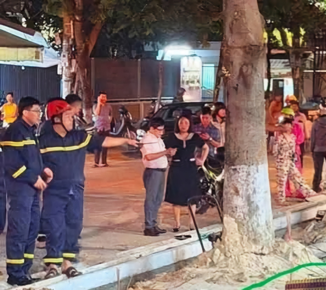 Hiện trường vụ tai nạn. (Ảnh: Người lao động)