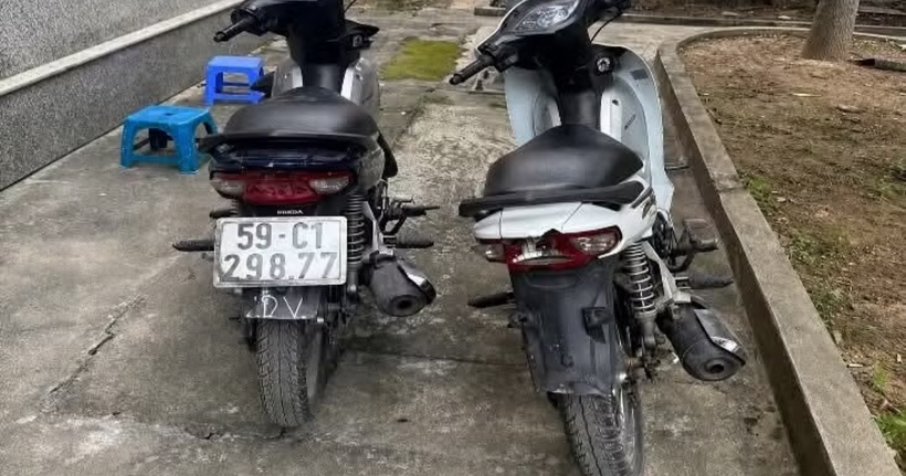 Tang vật vụ án.