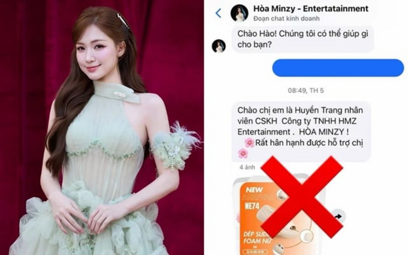 Hòa Minzy mong khán giả cẩn trọng trước việc kẻ xấu mạo danh cô với mục đích trục lợi. Ảnh: FBNV.
