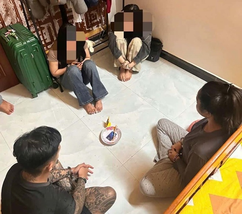 Các đối tượng bị phát hiện, tạm giữ do liên quan đến ma tuý.