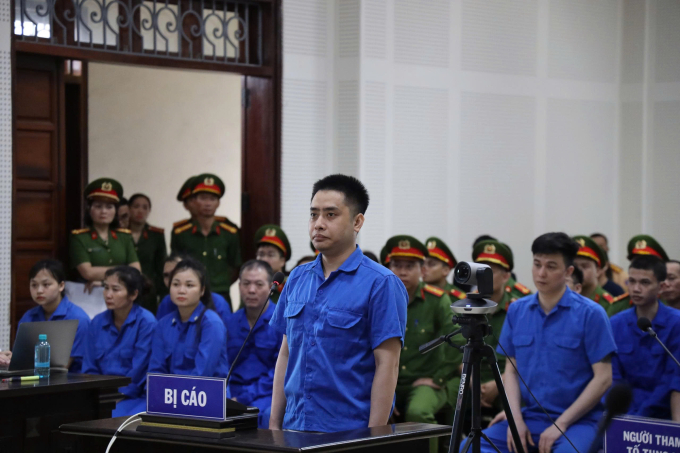 Bùi Đình Khánh trả lời phần xét hỏi tại tòa, ngày 13/5. Ảnh:&nbsp;Lê Tân