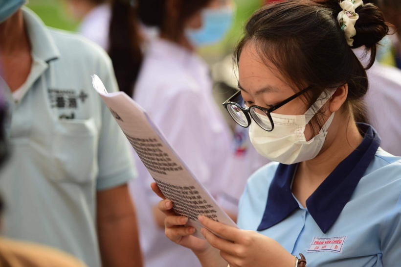 Thí sinh TPHCM tham dự kỳ thi tuyển sinh vào lớp 10 các năm trước.