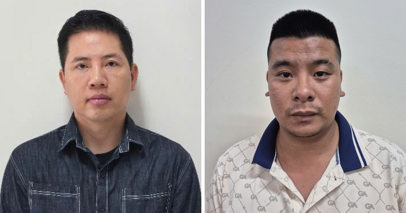 Bị can Võ Văn Nam và Nguyễn Minh Đức.