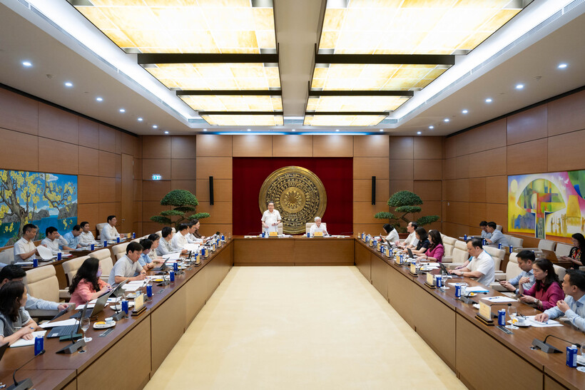 Quang cảnh cuộc làm việc (Ảnh: Media Quốc hội).