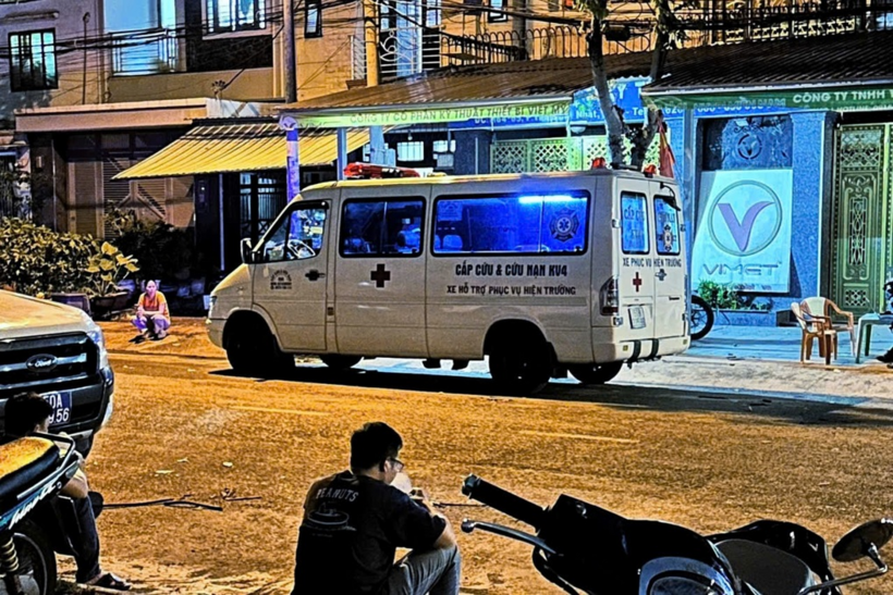 Nơi phát hiện người đàn ông tử vong. (Ảnh: Dân trí)