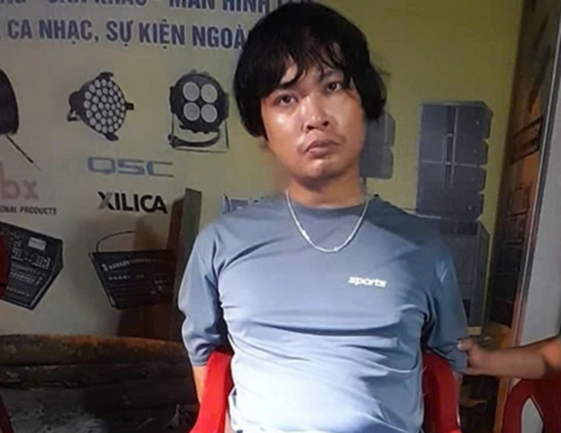 Lâm bị bắt giữ. Ảnh: PLO