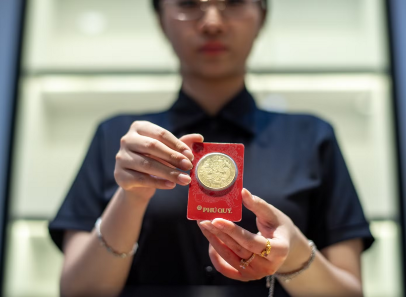 Giá vàng trong nước giảm theo thế giới. (Ảnh: Tiền phong)