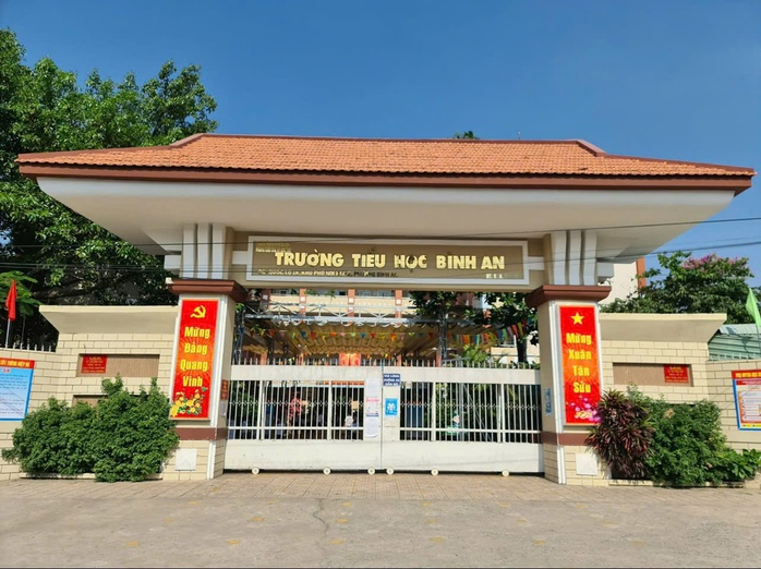 Trường Tiểu học Bình An nơi xảy ra vụ việc. Ảnh: Người lao động