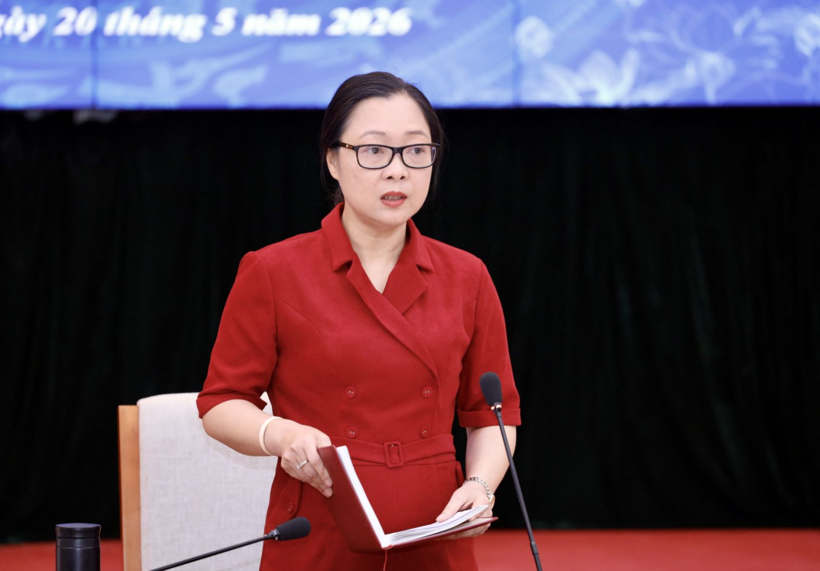 Thứ trưởng Nguyễn Thị Quyên Thanh phát biểu tại hội thảo. Ảnh: MOET