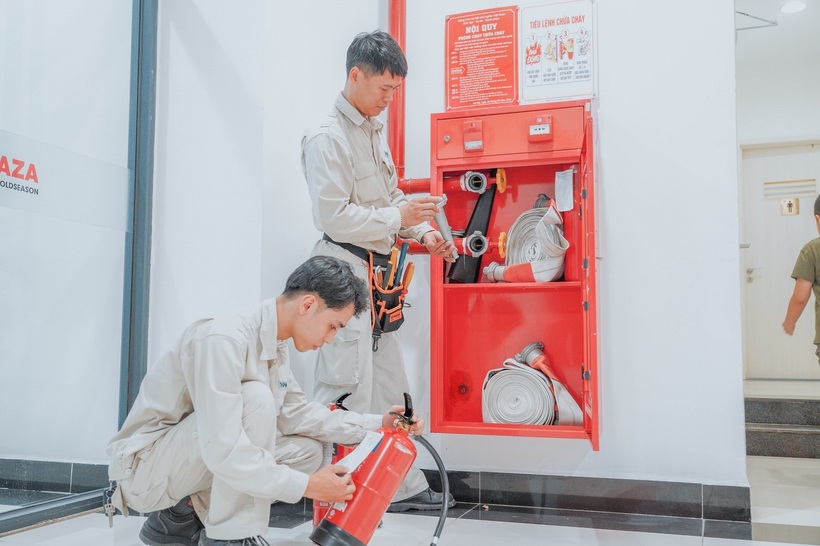 Công tác PCCC tại các tòa nhà do TNPM quản lý luôn được kiểm tra, giám sát