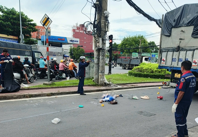Hiện trường thương tâm. Ảnh: Người Lao Động