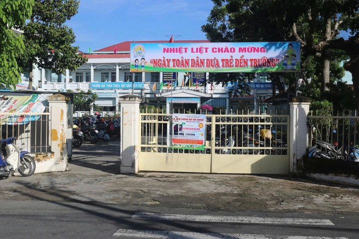 Trường Tiểu học Kim Đồng nơi xảy ra vụ việc. Ảnh: VTC News