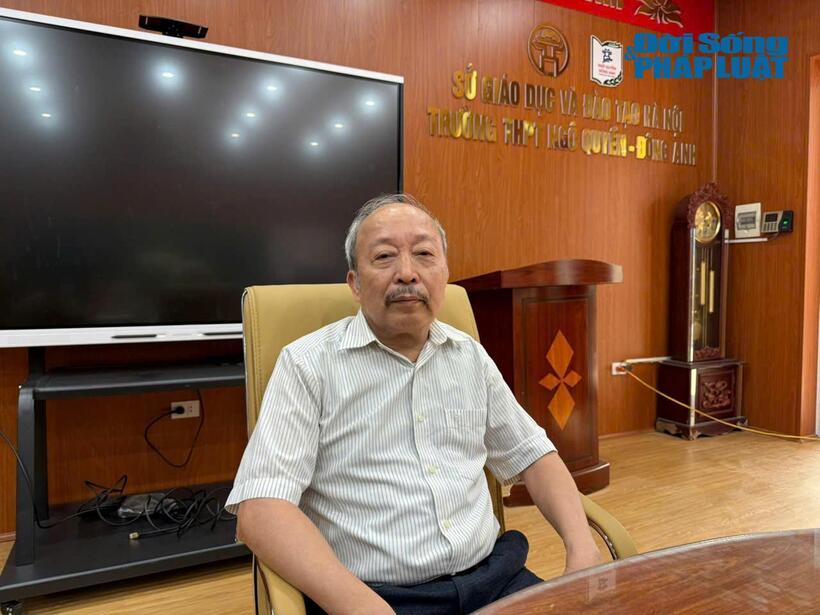 Nhà giáo Nghiêm Quý Bình,&nbsp; Hiệu trưởng trường THPT Ngô Quyền-Đông Anh, Hà Nội