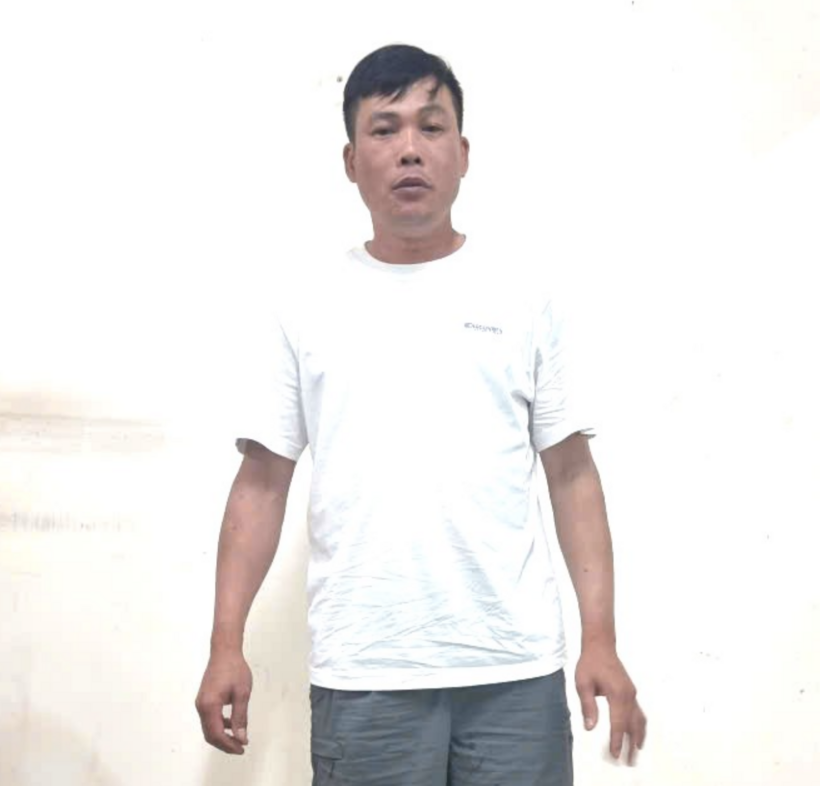 Đối tượng Trịnh Văn Sơn vừa bị bắt giữ. (Ảnh: Công an TP.Đồng Nai)