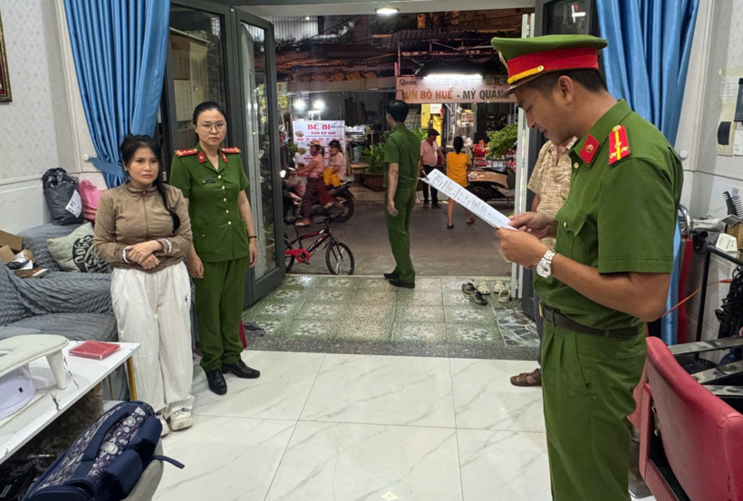 Mẹ kế Nguyễn Thị Kim Sau đứng sau màn kịch con trai sát hại cha ruột. (Ảnh: Công an TP.Đà Nẵng)