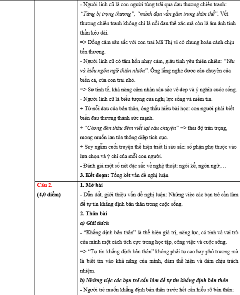 Gợi ý đáp án môn Văn vào lớp 10 năm 2026 ở Đà Nẵng chính xác nhất - 4