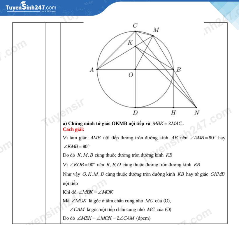 Đề thi, đáp án gợi ý môn Toán vào lớp 10 tỉnh Ninh Bình năm 2026 - 7