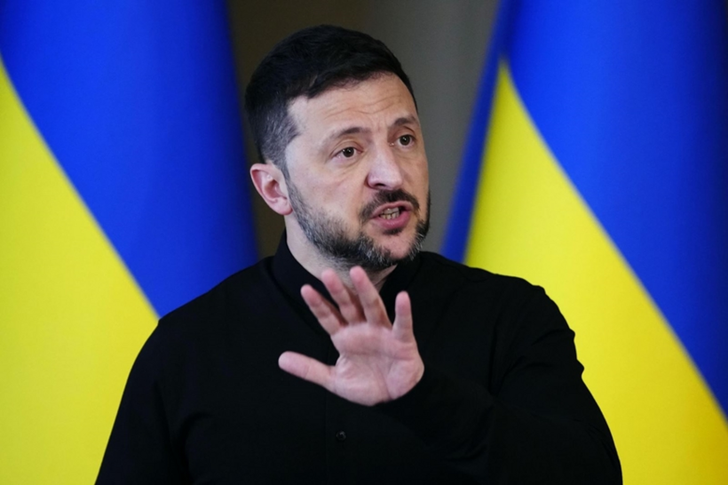 Tổng thống Ukraine Volodymyr Zelensky. Ảnh: Kyodo/TTXVN