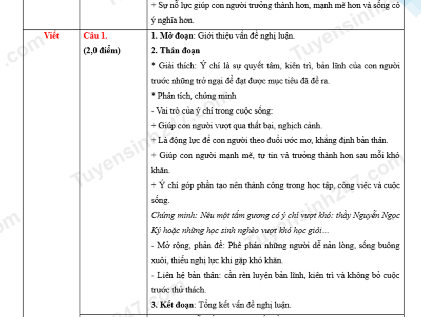 Đề thi, gợi ý đáp án môn Ngữ văn vào lớp 10 năm 2026 - 5