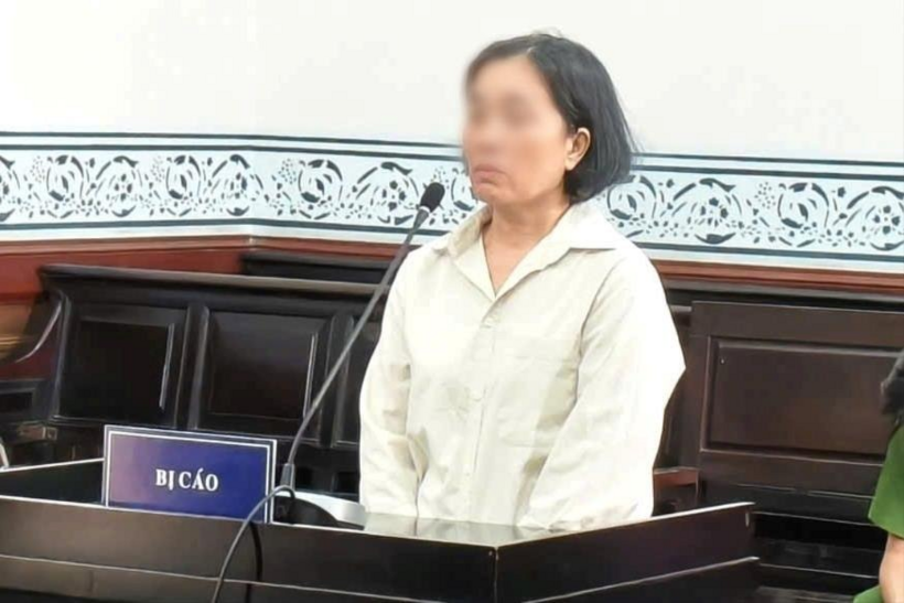 Bị cáo Trần Thị Mười Bảy. (Ảnh: Công lý)