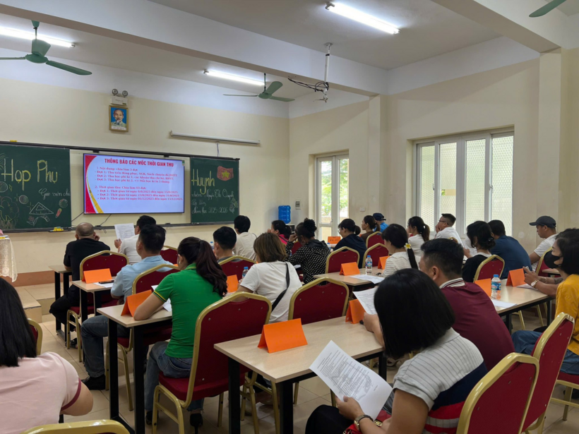 Việc kết nối giữa nhà trường và phụ huynh học sinh được chú trọng.