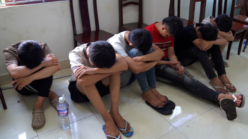 Phòng Cảnh sát hình sự đã triệu tập 29 đối tượng liên quan đến hành vi tụ tập, gây rối trật tự công cộng. (Ảnh: Công an tỉnh Gia Lai)