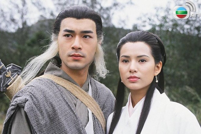 Cổ Thiên Lạc và Lý Nhược Đồng trong "Thần điêu đại hiệp" 1995.