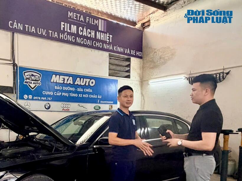 Anh Nguyễn Phi Hải, đại diện gara ô tô Metu Auto tại An Khánh - Hà Nội.