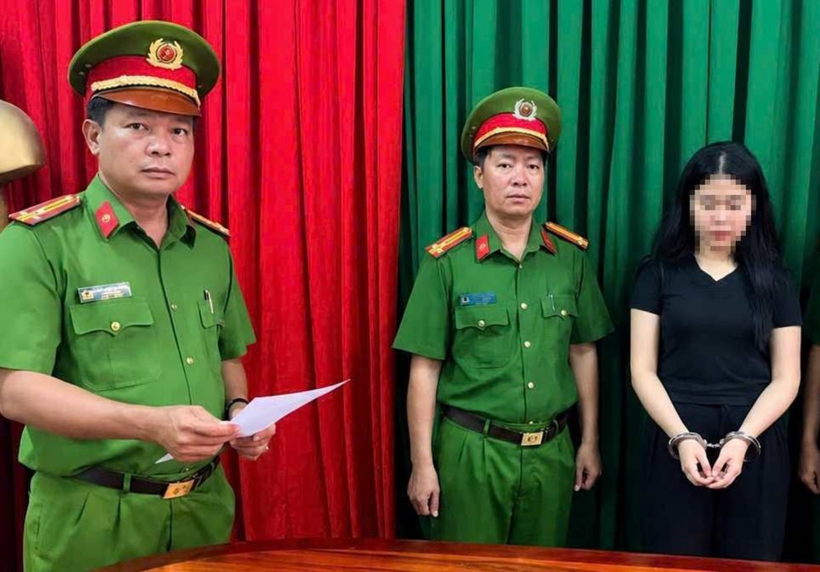 N. bị tạm giữ hình sự (Ảnh: Công an cung cấp).
