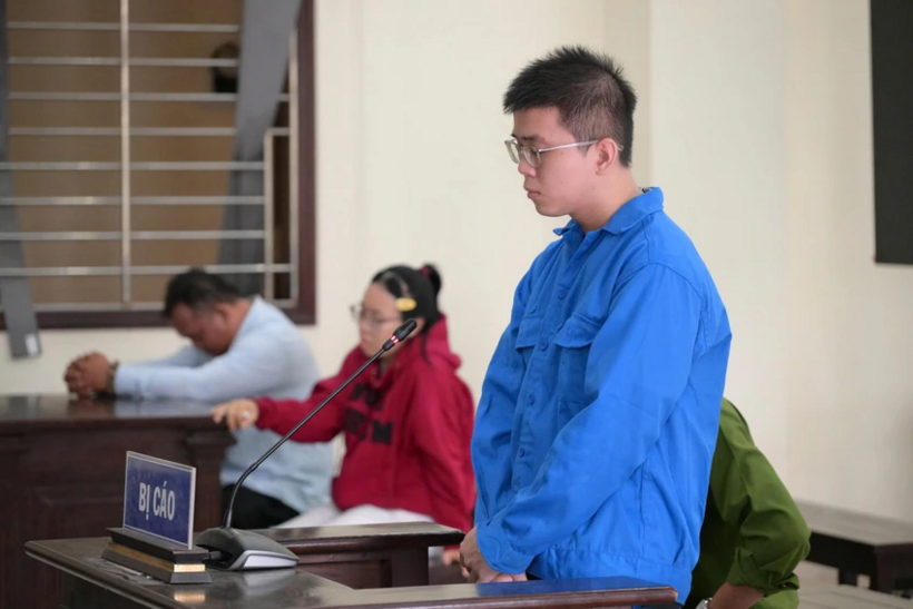 Trần Văn Quý tại tòa. Ảnh: PLO