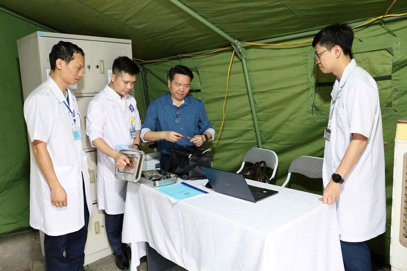 TTKSBT Phú Thọ lập chốt kiểm soát 24/7 phòng chống dịch tại Lễ hội Đền Hùng 2026