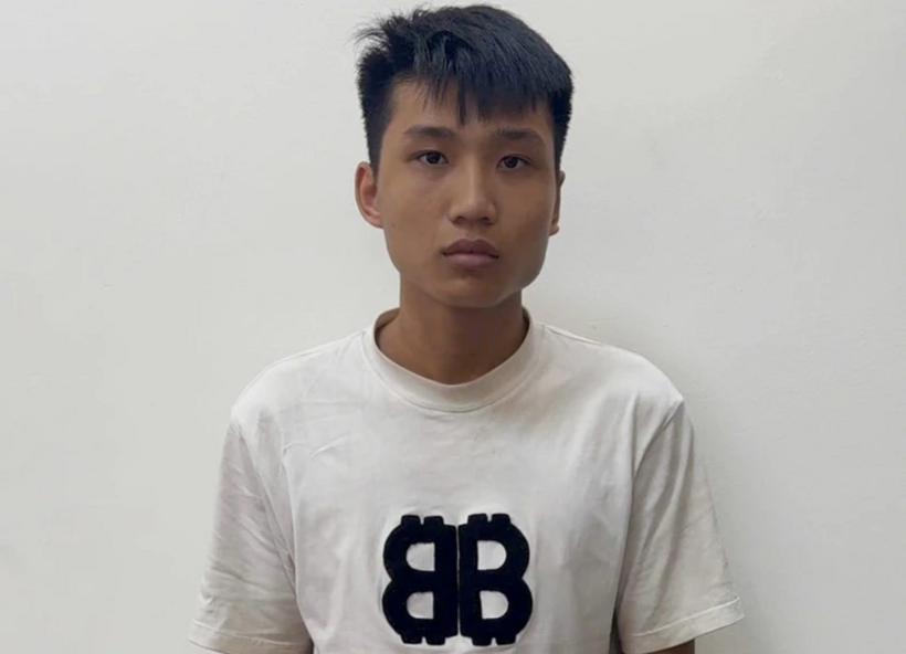 Nguyễn Minh Hiếu bị truy bắt thành công tại biên giới Việt Nam - Campuchia. Ảnh: PLO