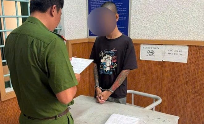 Sau khi sử dụng trái phép chất ma túy, Đơn Văn Bình xảy ra mâu thuẫn trong sinh hoạt gia đình. Ảnh: CACC