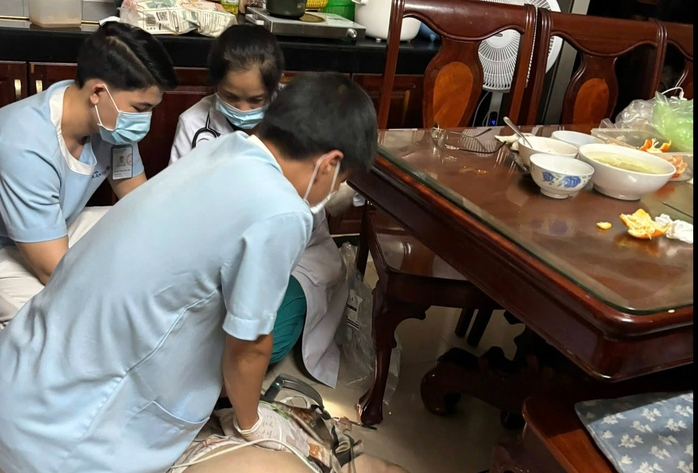 Hiện trường vụ việc. Ảnh: Người lao động