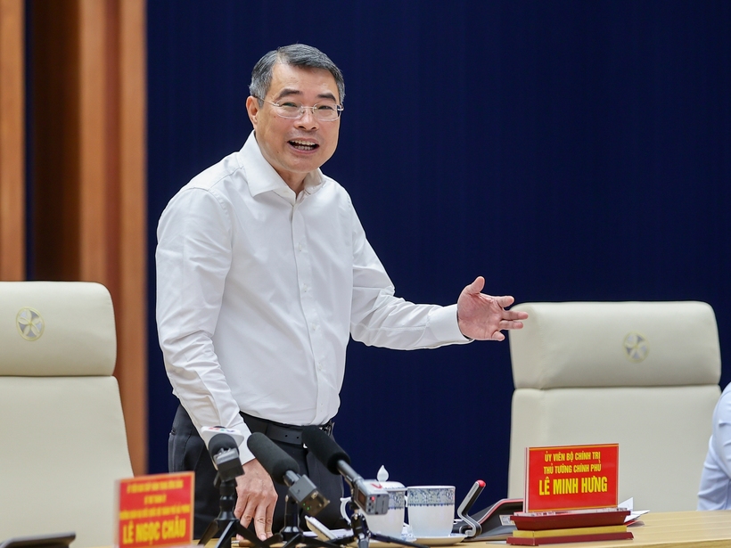 Thủ tướng Lê Minh Hưng yêu cầu các địa phương khẩn trương thực hiện các nhiệm vụ, giải pháp - Ảnh: VGP/Nhật Bắc