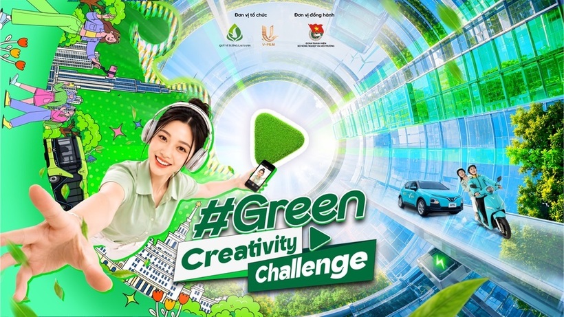 Cuộc thi “Thử thách Sáng tạo Xanh – Green Creativity Challenge” hướng đến hình thành và kết nối các nhà sáng tạo nội dung trẻ để truyền cảm hứng và lan tỏa tinh thần lối sống xanh, bền vững. Ảnh: BTC.