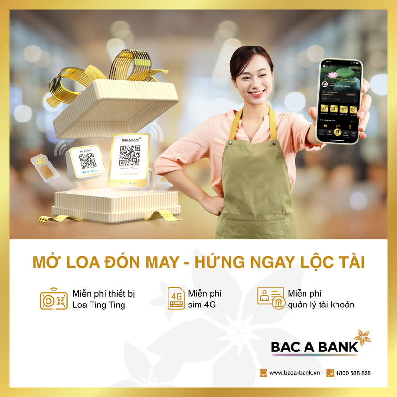 BAC A BANK ra mắt Loa Ting Ting cho hộ kinh doanh: Tăng tốc thanh toán số, giảm rủi ro gian lận chuyển khoản - 1